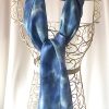very long navy blue silk scarf navy blue silk scarf